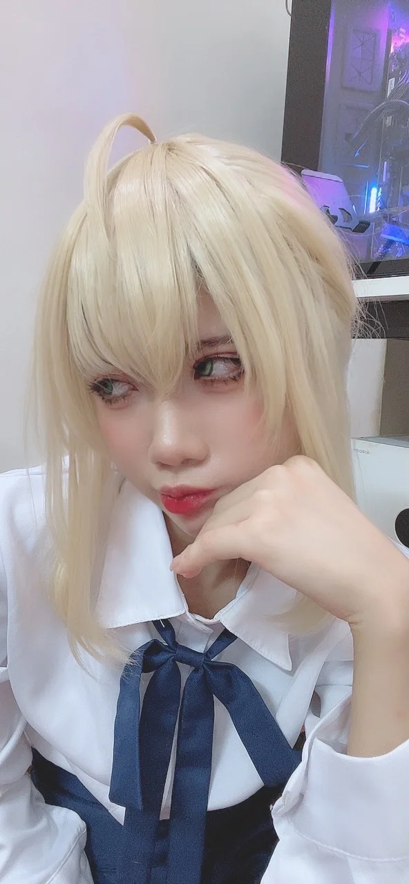 PoppaChan - Artoria Pendragon (Fate) [124P,10V-849MB] tg@simisebaisi 【丝足阁】051.webp